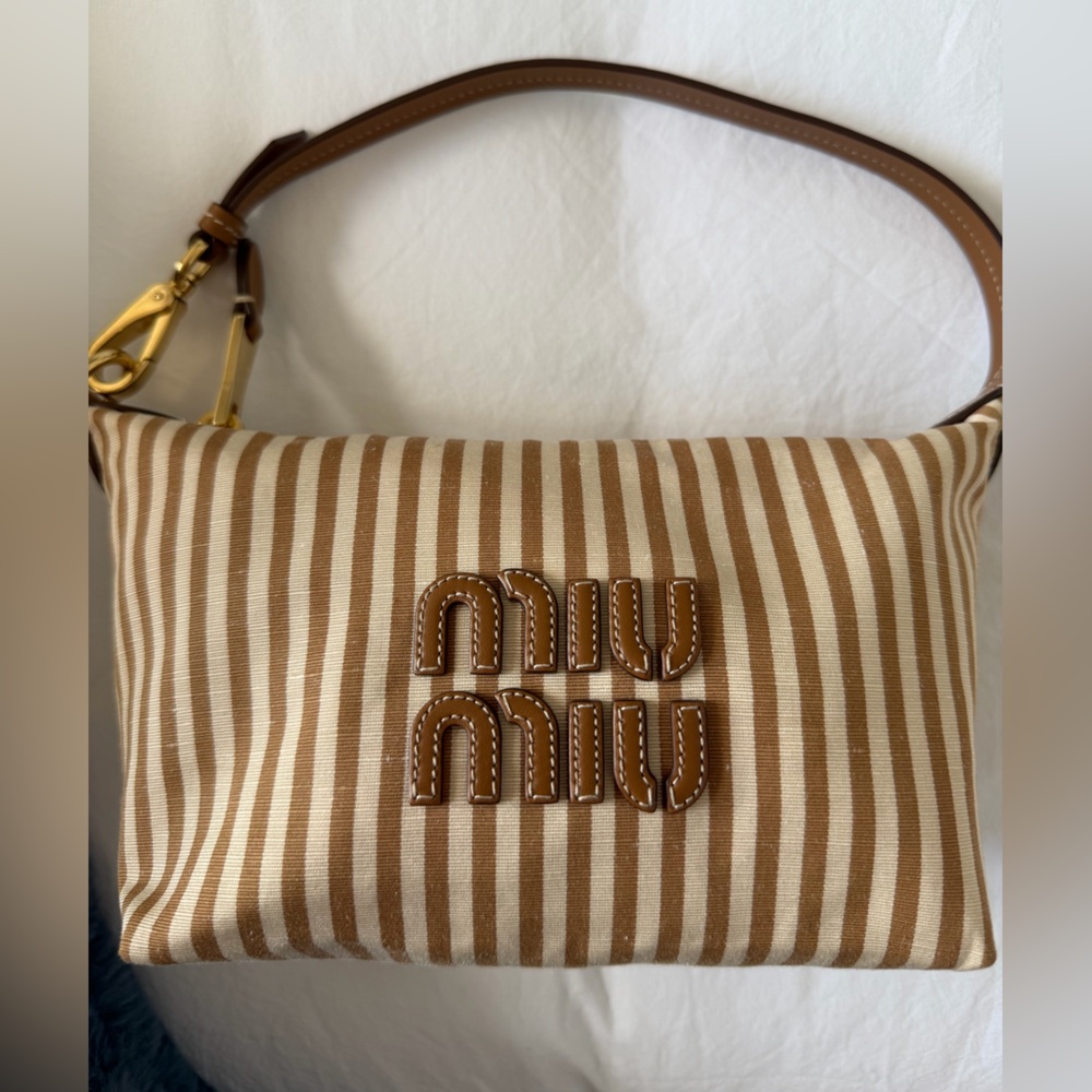 Miu Miu Striped Jacquard Bag - Picture 3 of 4
